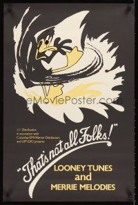 4s012 THAT'S NOT ALL FOLKS: LOONEY TUNES English double crown '84 art of wacky Daffy Duck!