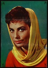 4s049 BEN-HUR Italian/US 26.5x38.5 poster '60 Wyler's classic religious epic, Haya Harareet!
