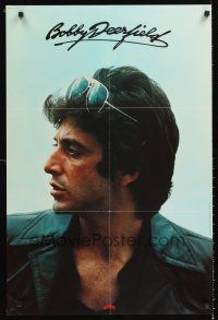 4s644 BOBBY DEERFIELD commercial 22x33 '77 close up of F1 race car driver Al Pacino!