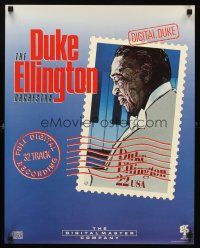 4s177 DUKE ELLINGTON ORCHESTRA: DIGITAL DUKE special 19x24 '87 cool art of jazz great on stamp