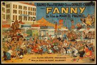 4s770 FANNY REPRO special 18x27 '80s Marc Allegret, Albert Dubout art of wacky town!