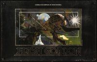4s426 FLASH GORDON foil special 25x38 '80 best different artwork by Philip Castle!