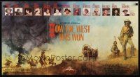 4s450 HOW THE WEST WAS WON video special 18x33 R86 Debbie Reynolds, Gregory Peck & all-star cast!