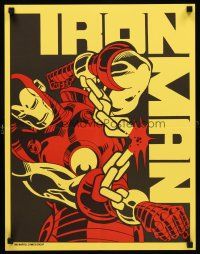 4s063 IRON MAN special 17x22 '83 cool art of comic character breaking chains!