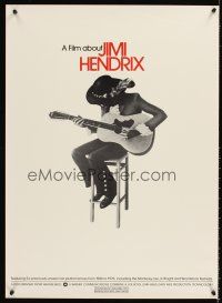 4s461 JIMI HENDRIX special 21x29 '73 cool image of the rock & roll guitar god!
