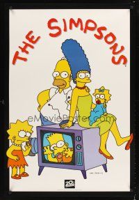 4s543 SIMPSONS vertical style TV poster '94 Matt Groening, artwork of TV's favorite family!