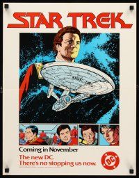4s556 STAR TREK comic special 17x22 '66 William Shatner, Leonard Nimoy, DeForest Kelley