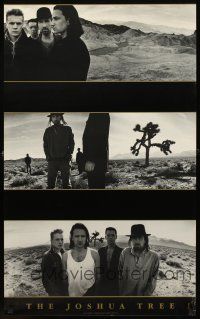 4s205 U2: THE JOSHUA TREE special 19x33 '87 Bono, The Edge, Adam Clayton, Larry Mullen Jr!