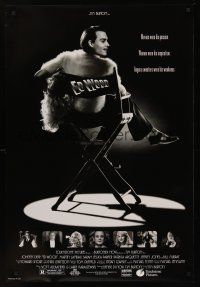 4t049 ED WOOD DS 1sh '94 Tim Burton, Johnny Depp as the worst director ever, mostly true!