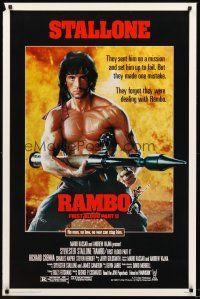 4t345 RAMBO FIRST BLOOD PART II 1sh '85 no man, no law, no war can stop Sylvester Stallone!