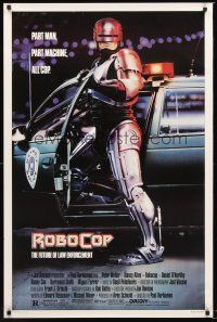 4t355 ROBOCOP 1sh '87 Paul Verhoeven classic, Peter Weller is part man, part machine, all cop!