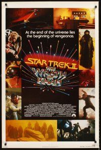 4t364 STAR TREK II 1sh '82 The Wrath of Khan, Leonard Nimoy, William Shatner, sci-fi sequel!