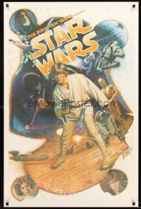 4t369 STAR WARS THE FIRST TEN YEARS Kilian signed & numbered 1217/3000 1sh '87 by Drew Struzan!
