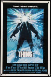 4t380 THING 1sh '82 John Carpenter, cool sci-fi horror art, the ultimate in alien terror!