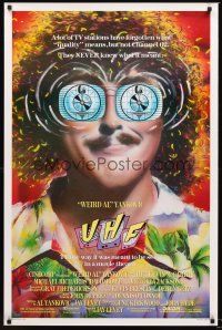 4t387 UHF 1sh '89 Victoria Jackson, Michael Richards, great wacky Weird Al Yankovic image!