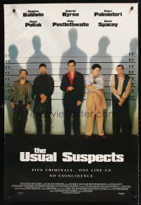 4t170 USUAL SUSPECTS English 1sh '95 Kevin Spacey covering watch, Byrne, Palminteri, Singer!