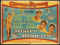 4x148 MISTER ROBERTS Argentinean 43x58 '56 Henry Fonda, James Cagney, William Powell, Jack Lemmon!