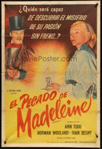 4x165 MADELEINE Argentinean '50 directed by David Lean, sexy Ann Todd murders her lover!