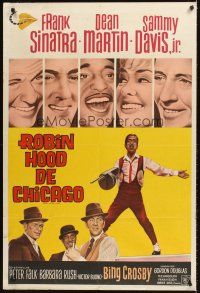 4x171 ROBIN & THE 7 HOODS Argentinean '64 Frank Sinatra, Dean Martin, Davis Jr, Crosby, Rat Pack!