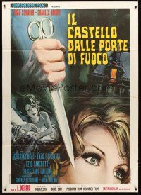 4x085 SCREAM OF THE DEMON LOVER Italian 1p '70 Roger Corman, diffferent horror art by Casaro!