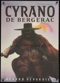 4y446 CYRANO DE BERGERAC Czech 23x33 '90 Gerard Depardieu, Anne Brochet, Jean-Paul Rappeneau