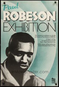 4y332 PAUL ROBESON EXHIBITION English double crown '85 exhibition & tribute, art of the artist!