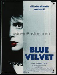 4y439 BLUE VELVET French 15x21 '87 directed by David Lynch, sexy Isabella Rossellini!