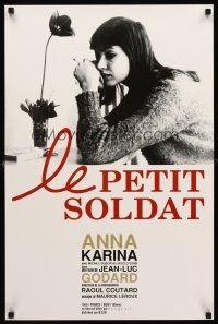 4y493 LE PETIT SOLDAT Japanese R90s Jean-Luc Godard, different image of sexy Anna Karina!