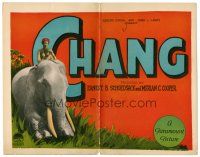 4y023 CHANG TC '27 Merian C. Cooper and Ernest B. Schoedsack with elephants in Thai jungle!