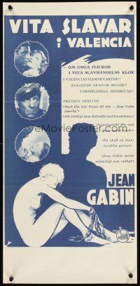 4y401 L'ETOILE DE VALENCIA Swedish stolpe '33 Jean Gabin, Brigitte Helm & young Simone Simon!