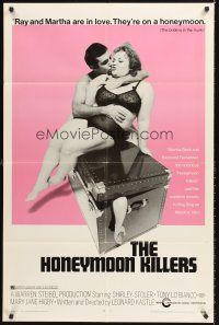4z432 HONEYMOON KILLERS 1sh '70 classic anti-romantic image of Shirley Stoler & Tony Lo Bianco!