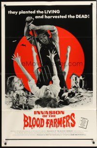4z455 INVASION OF THE BLOOD FARMERS 1sh '72 they planted the LIVING and harvested the DEAD!