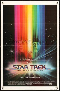 4z804 STAR TREK advance 1sh '79 Peak art of William Shatner, Leonard Nimoy & Persis Khambatta!
