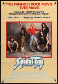 4z868 THIS IS SPINAL TAP 1sh '84 Rob Reiner heavy metal rock & roll cult classic!