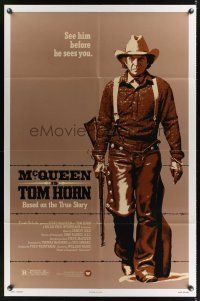 4z893 TOM HORN 1sh '80 they couldn't bring enough men to bring Steve McQueen down!