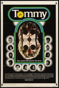 4z894 TOMMY 1sh '75 The Who, Roger Daltrey, rock & roll, cool mirror image!