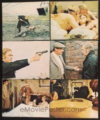 5a463 GET CARTER 6 LCs '71 great images of assassin Michael Caine & gangsters!