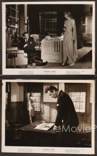 5a681 CRIMINAL COURT 4 8x10 stills '46 Tom Conway, Martha O'Driscoll, directed by Robert Wise!