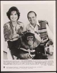 5a707 ENTERTAINERS 4 TV 7x9 stills '91 great images of Bob Newhart & Linda Gray with chimpanzee!