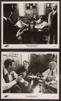 5a726 FOUR DEUCES 4 8x10 stills '75 cool images of gangster Jack Palance!