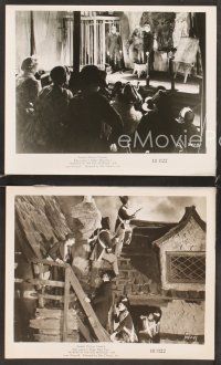 5a980 MURDERS IN THE RUE MORGUE 3 8x10 stills R48 Bela Lugosi with giant fake ape on stage!