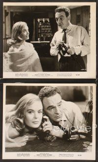 5a839 NEARLY A NASTY ACCIDENT 4 8x10 stills '62 art of officers chasing after sexy Shirley Eaton!