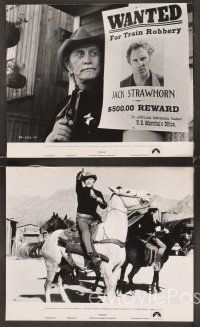5a511 POSSE 5 8x9.75 stills '75 star & director Kirk Douglas, Bruce Dern on wanted poster!