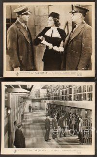5a892 SAN QUENTIN 4 8x10 stills R50 sexy Ann Sheridan, cool images of the prison & inmates!