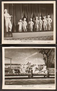 5a543 SEVEN LITTLE FOYS 5 8x10 stills '55 Bob Hope performing with kids in wacky outfits!