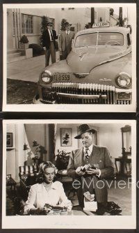 5a897 SHED NO TEARS 4 8x10 stills '48 Wallace Ford, June Vincent, double-cross & murder!