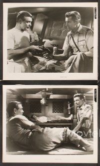 5a558 SOLDIER OF FORTUNE 5 8x10 stills '55 Clark Gable, Michael Rennie & Gene Barry in Hong Kong!