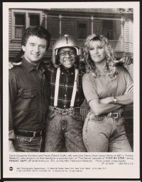 5a356 STEP BY STEP 14 TV 7x9 stills '91 Patrick Duffy, Suzanne Somers, guest Steve Urkel!