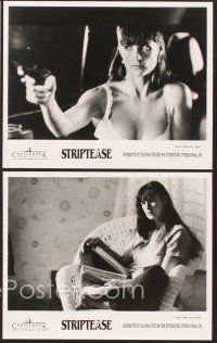 5a441 STRIPTEASE 8 8x10 stills '96 many images of sexy stripper Demi Moore, Armande Assante