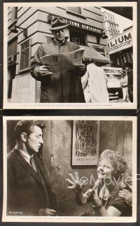 5a604 TWO FOR THE SEESAW 5 8x10 stills '62 Robert Mitchum, beatnik Shirley MacLaine, Robert Wise